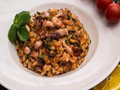 Rižoto sa plodovima mora