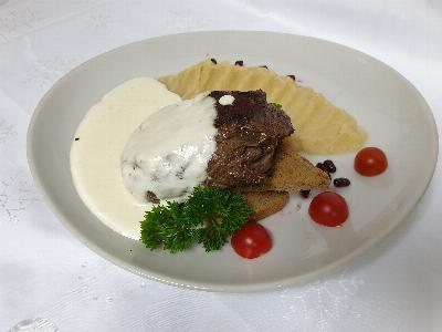 BIFTEK U GORGONZOLA SOSU - (prilog po izboru)