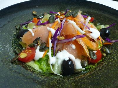 SALATA SA DIMLJENIM LOSOSOM - POSNO